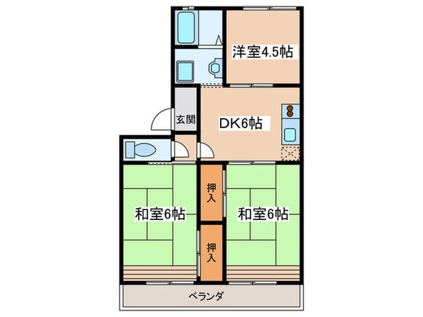 ルミエ－ル加藤Ａの物件間取画像